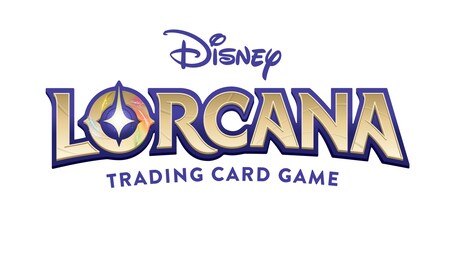 A logo reading, Disney Lorcana Trading Card Game