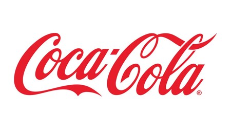 The brand logo for The Coca Cola Company on a plain background