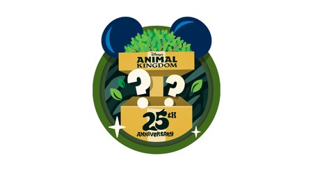Disney's Animal Kingdom theme park 25th Anniversary play app trivia Logo