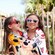 2 young girls wrapped in Disney themed beach towels