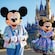 Mickey Mouse and Minnie Mouse, wearing sparkling new looks for "The World’s Most Magical Celebration” in honor of Walt Disney World Resort's 50th anniversary.