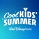 A logo in bold, playful lettering reads Cool Kids Summer, Walt Disney World
