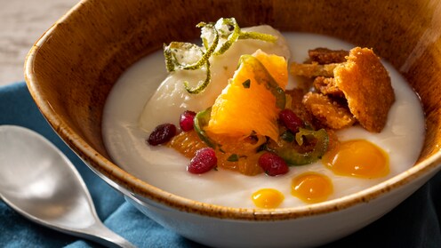 A bowl of Panna-Connie’s Congo Lime Delight