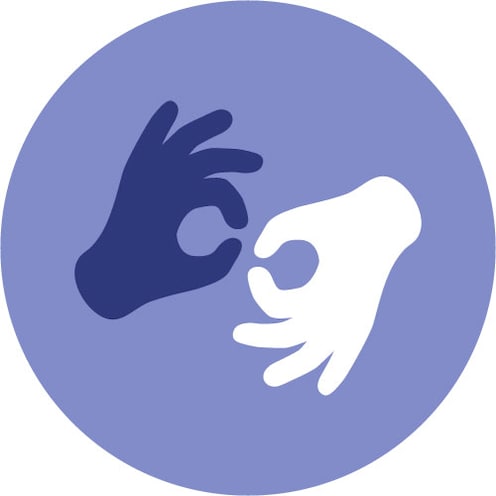 Icon for American Sign Language Interpretation Schedule