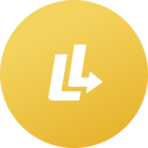 Un ícono con dos letras L estilizadas y una flecha apuntando hacia la derecha, que representa Lightning Lane
