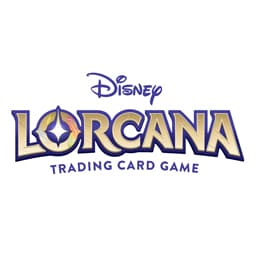 A logo reading, Disney Lorcana Trading Card Game
