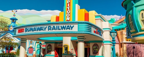 Mickey & Minnie's Runaway Railway drawing. 