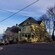 Houses on a hill overlooking a bay