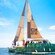 Passengers on a catamaran waving and smiling