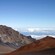 The rocky dirt terrain around Haleakala Crater