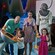 A family looks at museum exhibits dedicated to the ocean and ocean exploration
