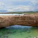 An ocean rock formation