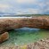 An ocean rock formation