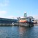 Exterior of the Norwegian Petroleum Museum by the water