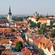 The historic Tallinn Old Town in Estonia