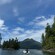 Guests riding in a Zodiac boat through Gem Cove in Alaska
