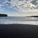 The famous Honokalani black sand beach in Maui, Hawaii