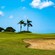 A fairway and bunker at the Blue Bay Golf and Beach Resort at Curacao