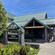 Exterior of the Southeast Alaska Discovery Center and nearby foliage