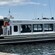 A cabin boat docked