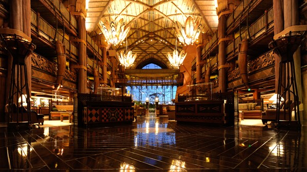 Hall principal du Disney Animal Kingdom Lodge