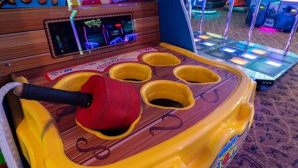 A section of Pumbaa’s Fun and Games Arcade at Disney's Animal Kingdom Lodge
