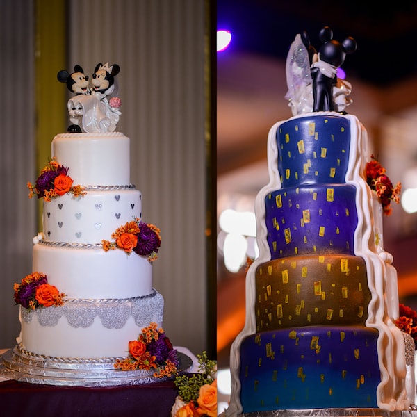 Wedding Cake Wednesday Half And Half Cakes Disney Weddings