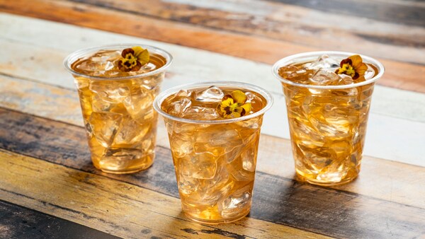 Blueberry Ginger Smash beverages from the Canada Popcorn Cart at the Epcot International Flower & Garden Festival