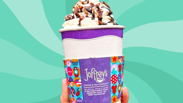 A Peppermint Mocha Latte from Joffrey’s Coffee and Tea Company	