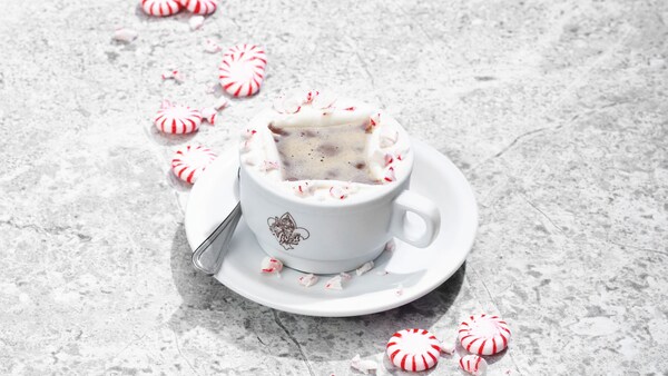 A Peppermint Affogato from Vivoli il Gelato
