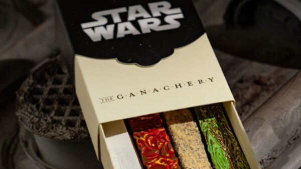 A Star Wars Chocolate Ganache Box with 4 different flavors commemorating Star Wars Day 2026