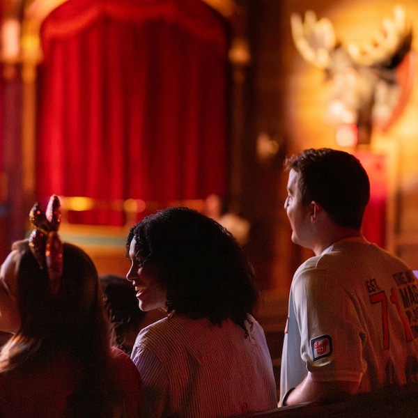 Guests watching the Country Bear Musical Jamboree show
