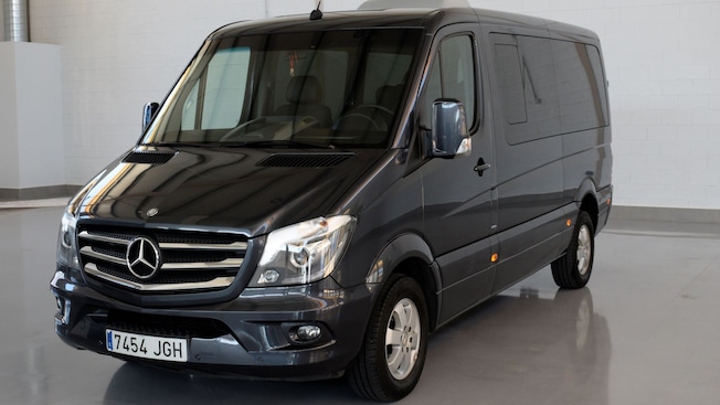 A large luxury van