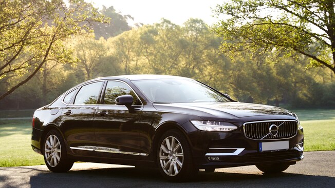 A late model Volvo sedan