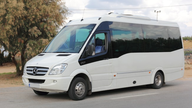 A late model minibus A late model minibus