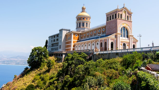 The archaeological site of Tindari, which houses the Sanctuary of the Black Madonna The archaeological site of Tindari, which houses the Sanctuary of the Black Madonna