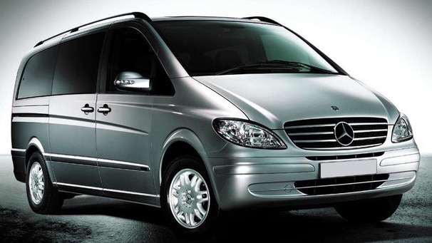 A late model Mercedes van A late model Mercedes van