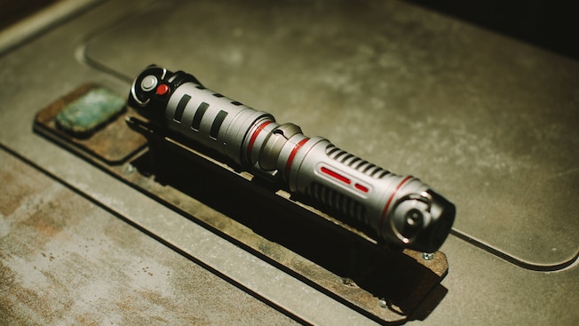 A lightsaber hilt