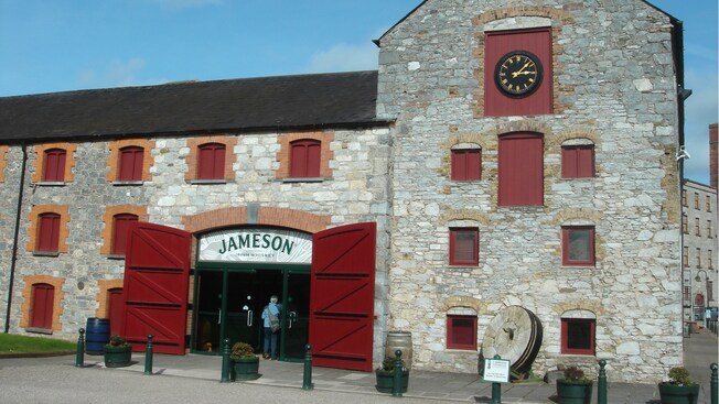 Exterior of the Jameson Irish Whiskey building