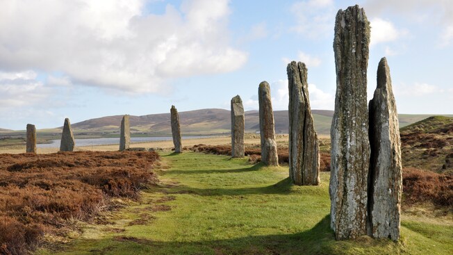 The Ring of Brodgar in Orkney, Scotland