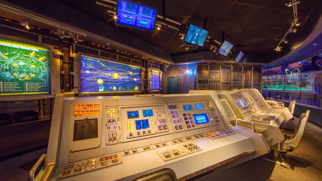 Command Room for the International Space Training Center at Mission: SPACE at EPCOT