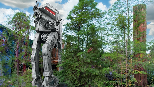An AT-AT Walker at Star Tours: The Adventures Continue at Disney’s Hollywood Studios