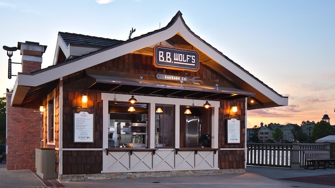 BB Wolfs Sausage Company no Disney Springs