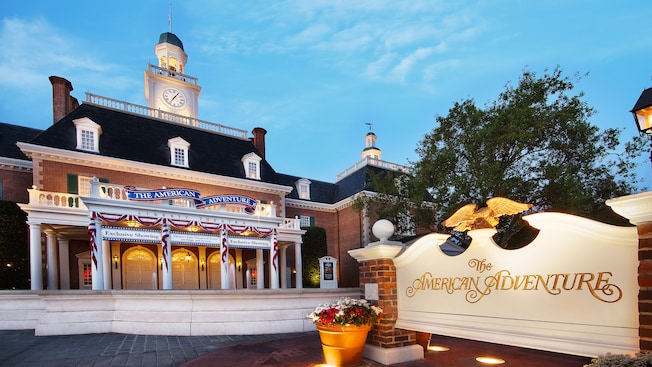 Image result for the american adventure epcot attraction