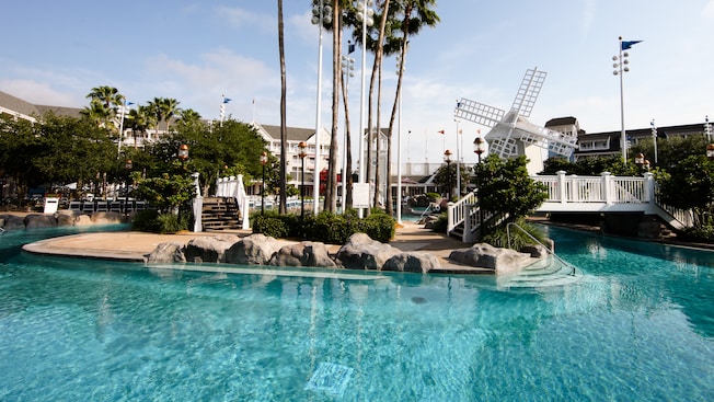 yacht club disney pool pictures