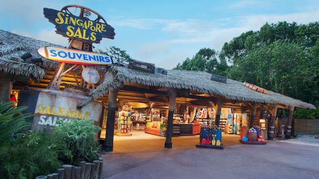 Singapore Sals souvenirs and sundries shop at Disney's Typhoon Lagoon water park