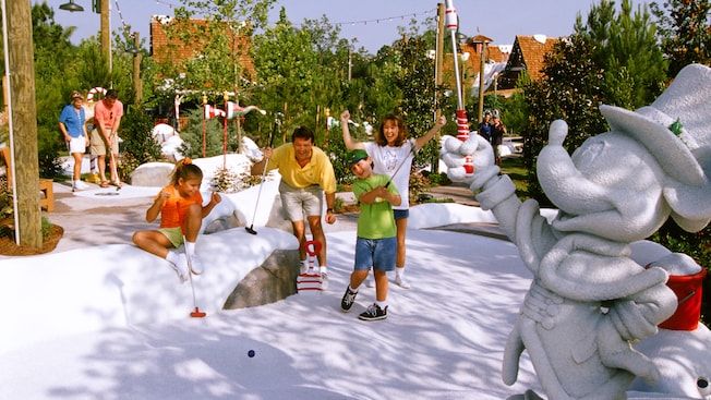 Winter Summerland Miniature Golf Walt Disney World Resort