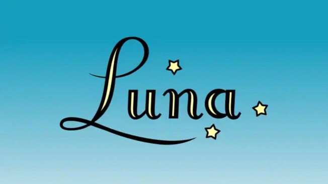 Un logotipo con tres estrellas y la palabra Luna