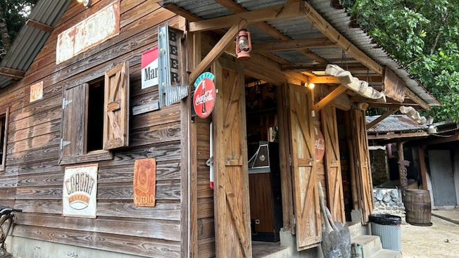 The rustic, wooden pulperia or general store of a Puerto Rican hacienda The rustic, wooden pulperia or general store of a Puerto Rican hacienda