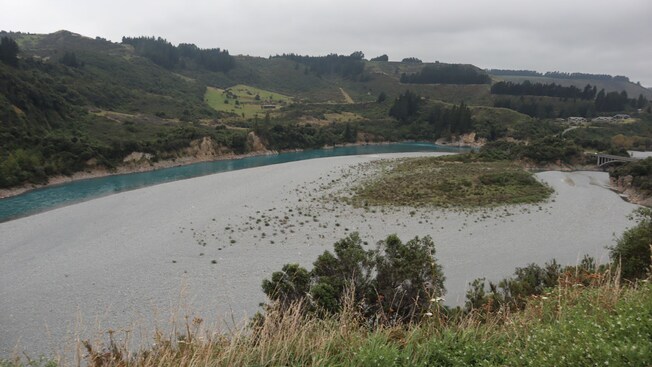 Rakaia Gorge in New Zealand